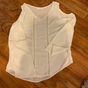 Woman’s cold shoulder blouse